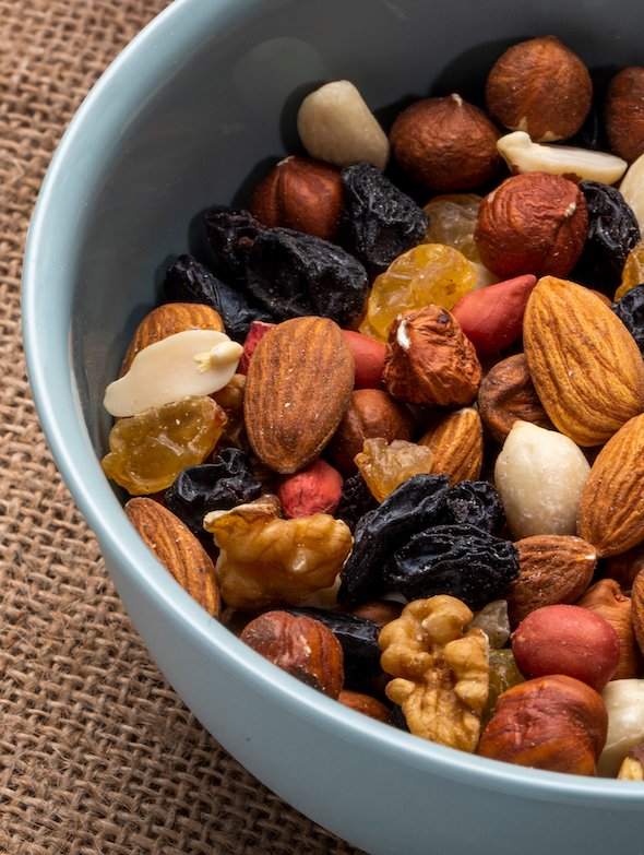 A Bowl of Dry Fruits and Nuts