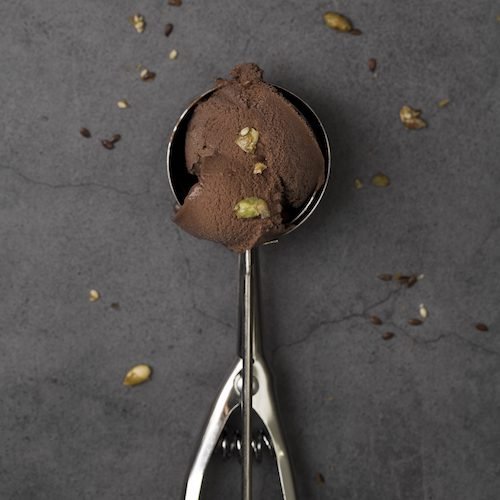 Scoop of Chocolate Ice Cream